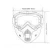 Fahrradmaske Maske Halloween Totenkopfmaske Abnehmbar Winddicht Sand Helm