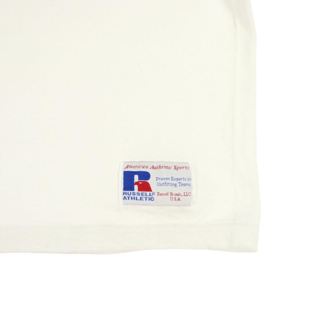 Russell Athletic One Point Short Sleeve T-shirt M White Men's Used