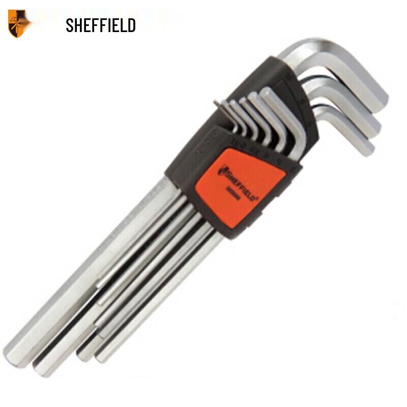 Sheffield 9-Piece Metric Hex Key Wrench Set