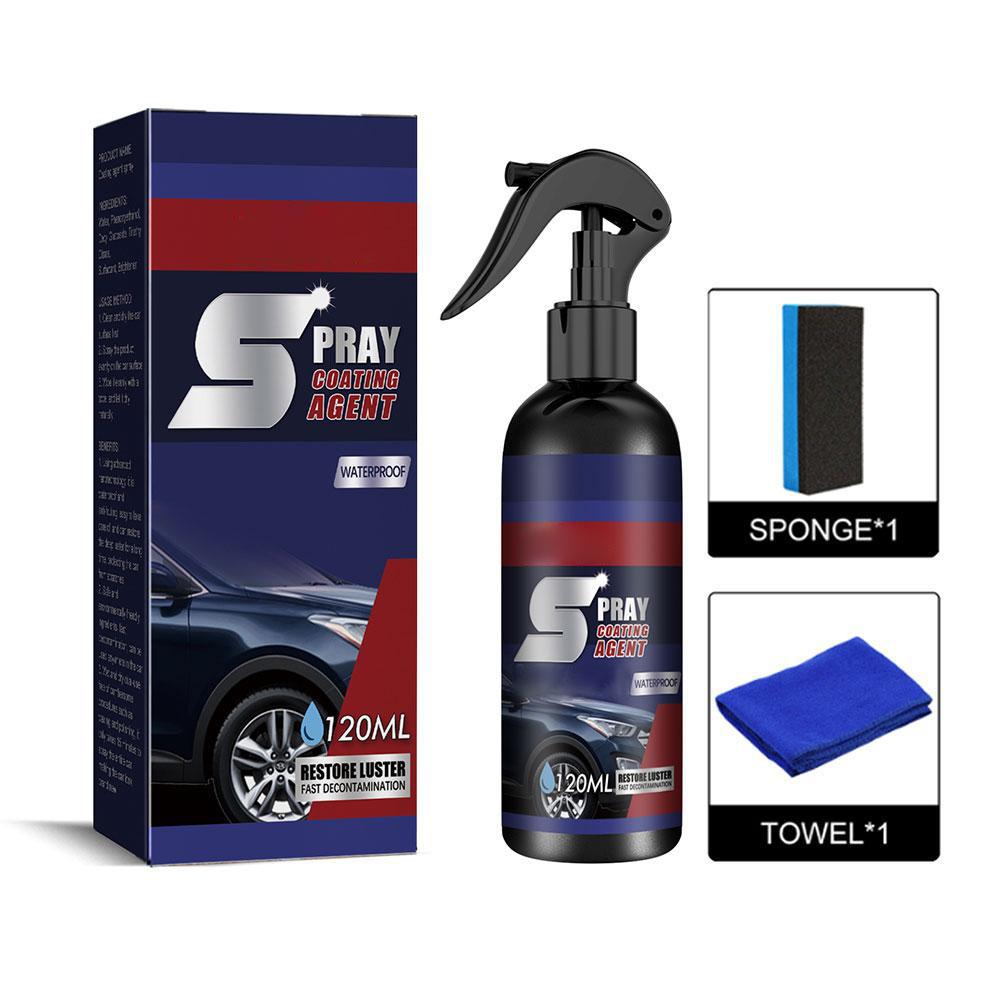 Quick Car Nano Ceramic Coating Agent Film Spray Anti-scratch Hydrophobic Paint Protection Wax Brightening Car Detailing Polish