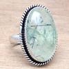 Prehnite Gemstone Handmade Silver Jewelry  "8"