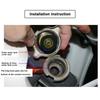 Car Thermost Radiator Cap Cover 0.9 Bar 1.1 Bar 1.3 Bar Big Or Small Head Water Temperature Gauge Cover
