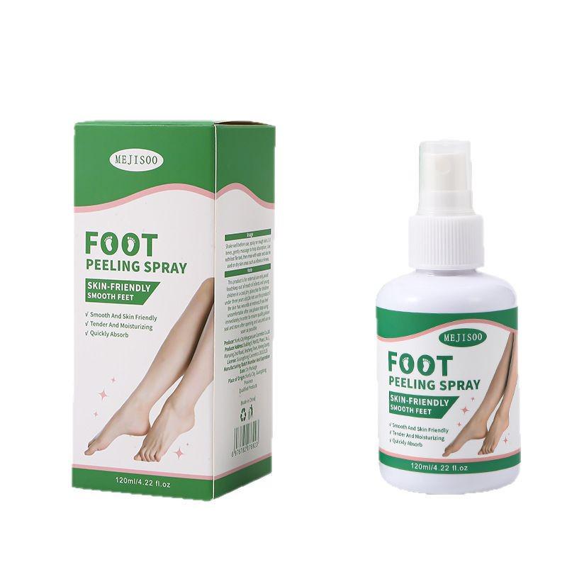English Foot Peeling Spray: Anti-Heel Dryness & Crack Relief, Exfoliating Foot Mask for Removing Dead Skin.