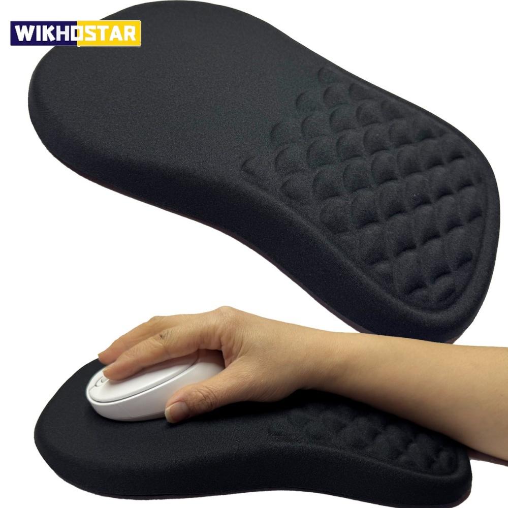 Ergonomic Wrist Rest Mouse Pad Comfortable Wrist Support Non Slip High Elastic Memory Cotton Mousepad For PC Laptop Computer