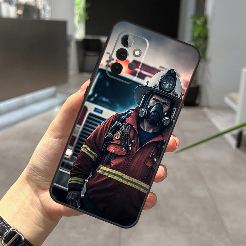 Firefighter Fire Love Case For Samsung Galaxy A13 A33 A53 A73 A51 A71 A12 A22 A32 A42 A52 A72 A14 A34 A54 Cover