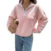 Foreign Trade Women clothes Autumn and Winter Amazon Independent Station European and American Leisure Solid Long sleeve Knit Zip-up Sweater