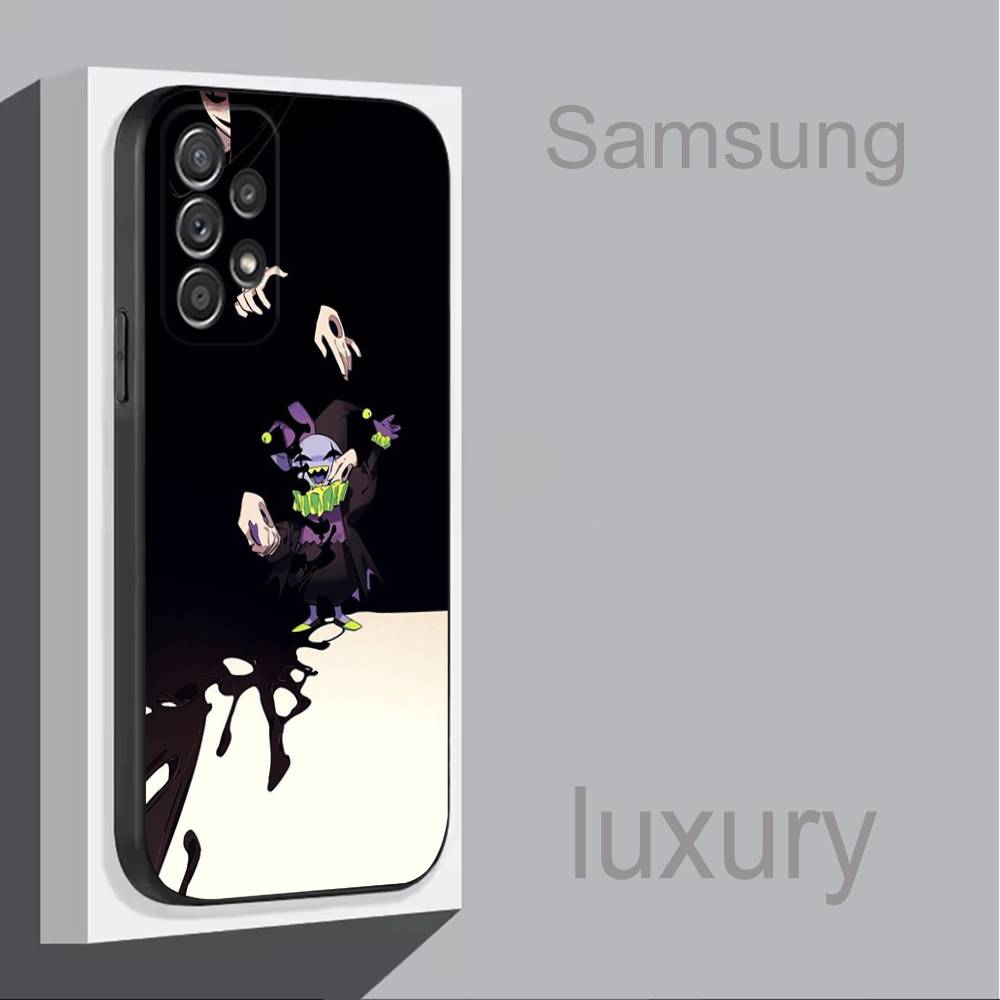 Jevil D-Deltarune Game Phone Case For Samsung S 25,24,23,22,30,21,10,9,Ultra,Plus,Lite,FE,4,5G Black Soft Case
