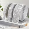 Eco-friendly Self-Adhesive Rhinestone Strip for Clothing, Shoes, Bags, Jewelry, and Toys