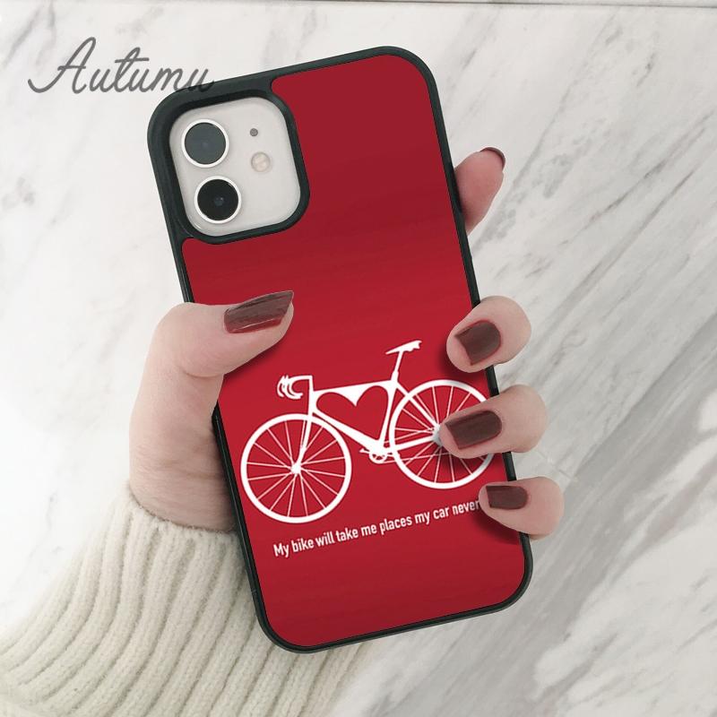 BIKE CYCLING Phone Case for iPhone 11 12 13 14 Pro Max Mini X XR XS SE 2020 5 6S 7 8 Plus Samsung Galaxy S21 S22 Cover Shell