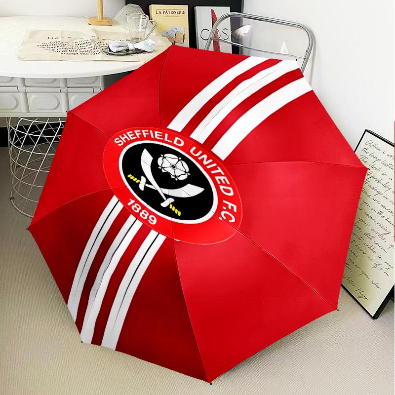 She-ffield Fc Crest Umbrella 8-Frame for Travel, Camping, Casual Lightweight Portable Umbrella, Essential for Every Family Holidays Gift