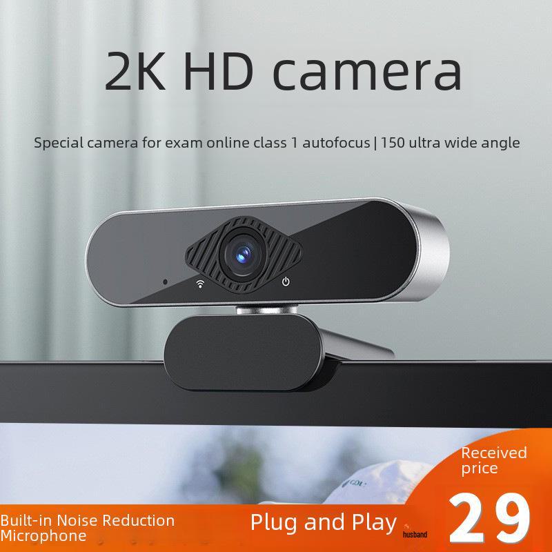 USB HD 1080P Webcam for Online Classes and Video Conferencing, Driver-Free