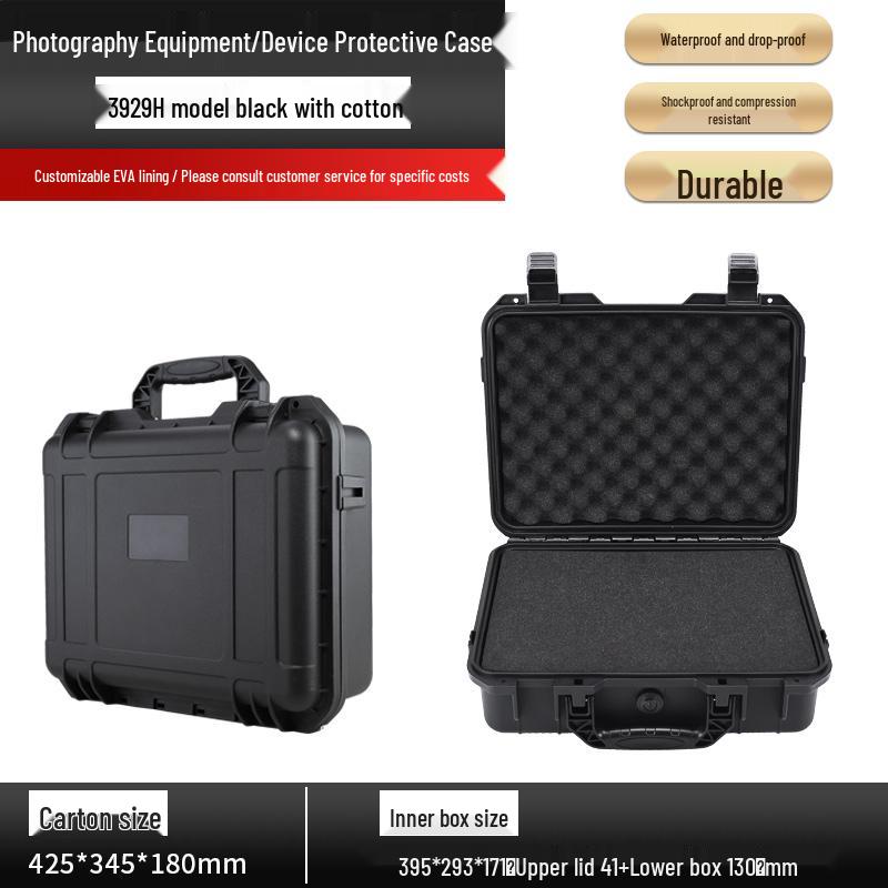 Waterproof Thickened Handheld Tool and Instrument Protection Box, Small Plastic Packaging Box