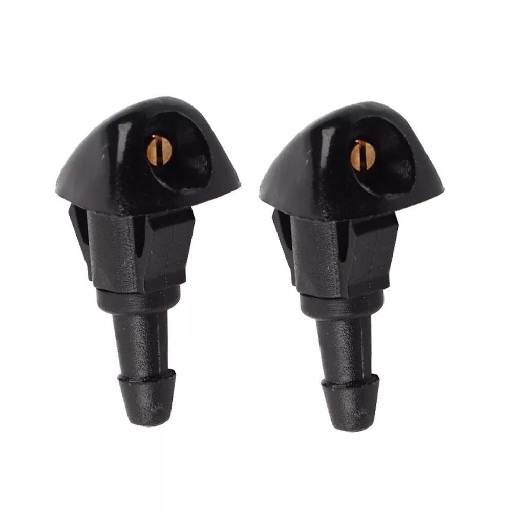 2 Pcs Front Windshield Washer Wiper Nozzle Jet For Honda Civic Accord Fit S2000