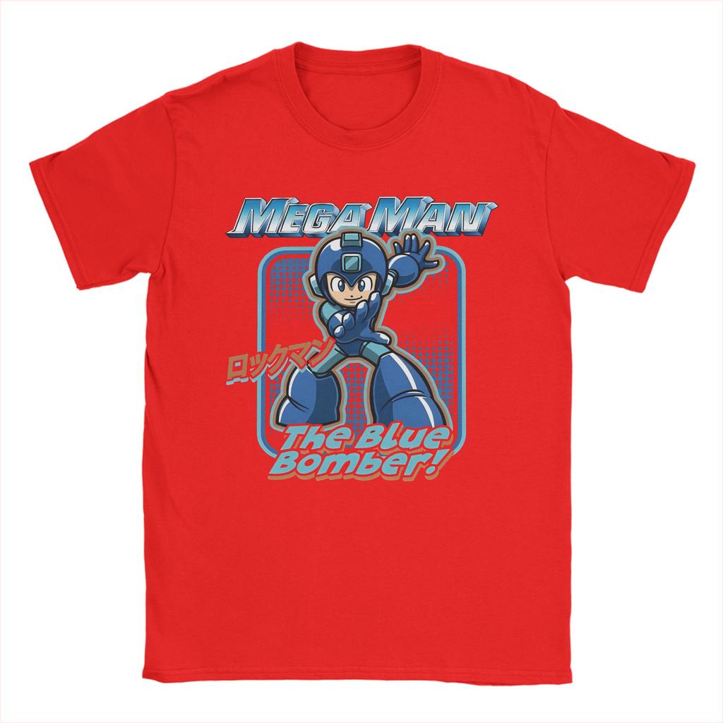 Megaman X Mega Boy TShirt for Men Women  Fashion Pure Cotton Tee Shirt O Neck Short Sleeve T Shirt Plus Size Clothes