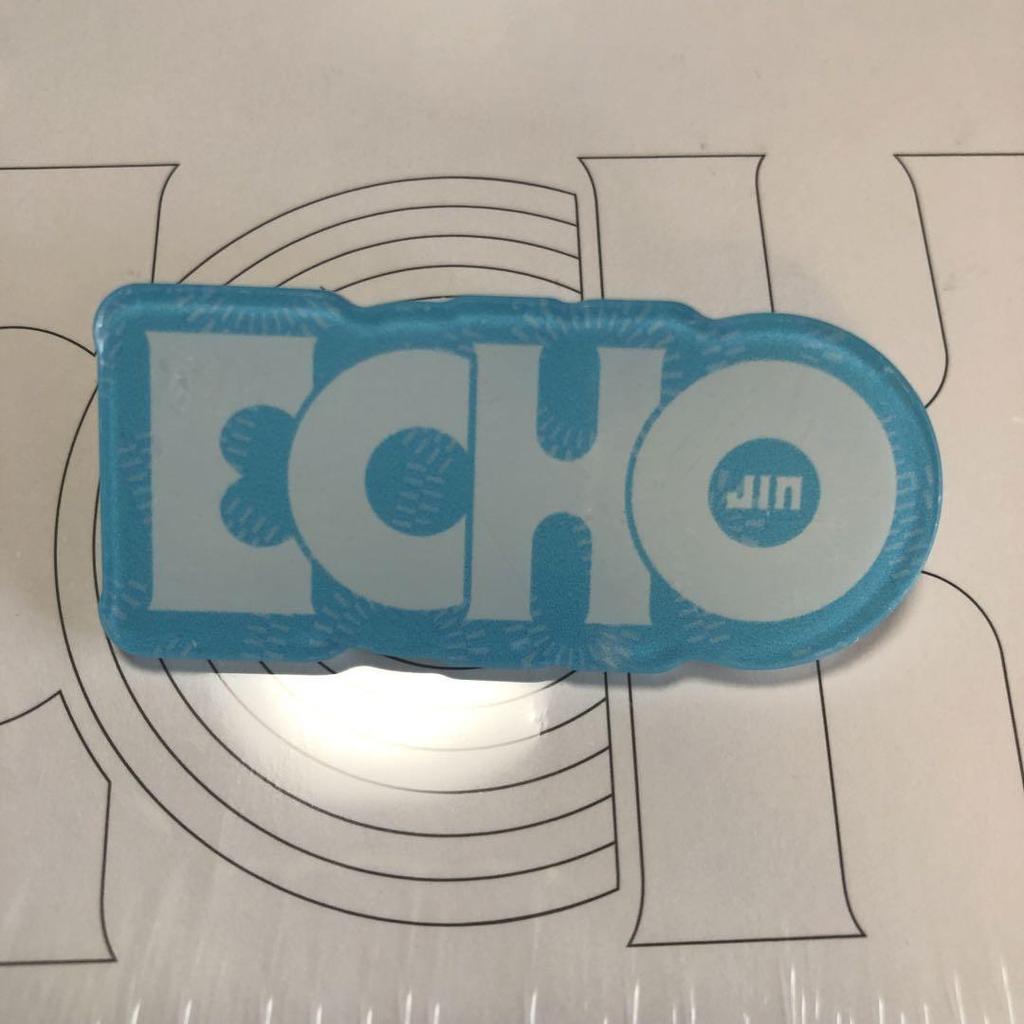 [USED] Price Reduced Pin Badge BTS JIN ECHO Weverse Bonus
