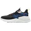 New LiNing EXD Lite Low Top Casual Athletic Shoes Men's Black Blue AGLR005-3