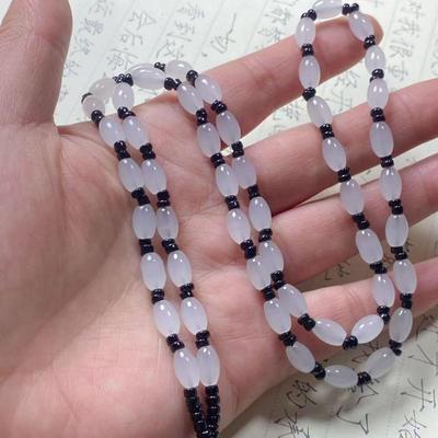 Unisex Jade Pendant Lanyard with Chain