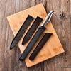 Kitchen Knife Sheath Black Plastic Knife Covers Knife Blade Protector Cover Edge Guards Case Boning Fruit Bread Chef Knife Tool