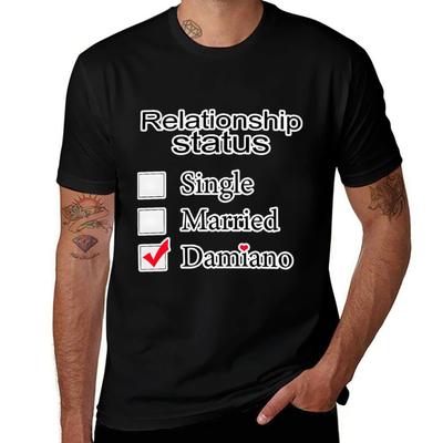 Relationship Status Damiano David Unisexeskin Tshirt Work Comfort Tshirt For Unisex