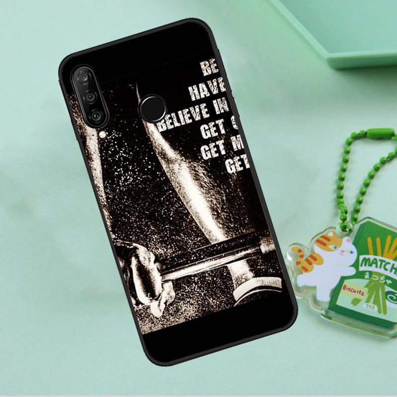 Bodybuilding Gym Fitness For Huawei Nova 8i 11i 12i 12s 9 10 SE Y90 Y60 Y70 Y72 Y61 Y91 P20 P30 P40 Lite P60 Pro Case