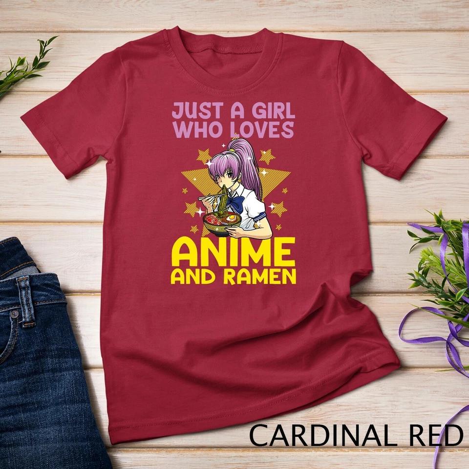 Anime Art For Women Teen Girl Anime Merch Ramen Anime Lover Unisex T-shirt 2 2XL