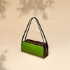 Star with the Same Style P Home Contrasting Colors 25 Spring and Summer Catwalk New Leather Bag European and American Niche Design High-endcowhide Bag