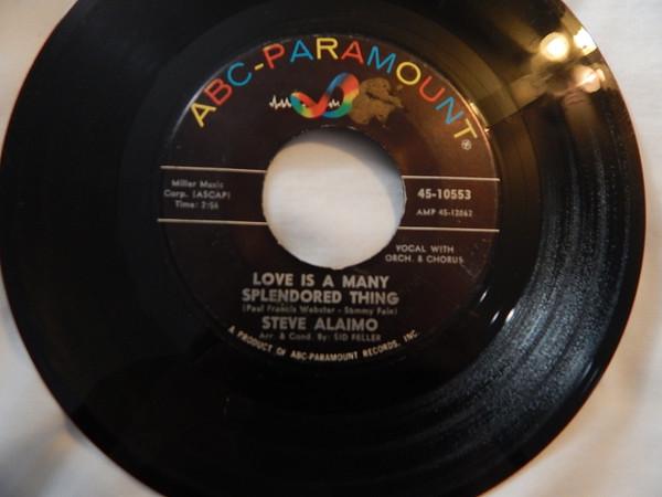 7inch Record STEVE ALAIMO - Love Is A Many Splendored Thing / F 4510553 ABC-Paramount 1964 US Soul/Funk Used