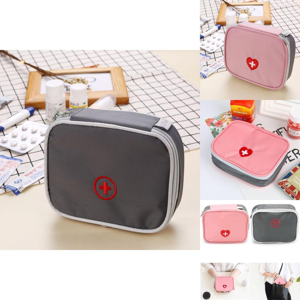 Durable Portable First Aid Kit Bag For Travel With Modern Simple Style And Polyester Material