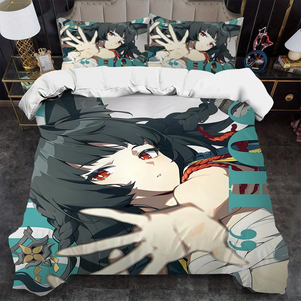 Hoshimi Zenle Zone Zero Duvet Cover Set Soft Wash Bed 3 Piece Summer Comfortable Student Dormitory Home Baby Bedding Best Seller