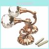 Crystal Large Metal Ball Curtain Hooks Tassel Wall Tie Back Holder Hanger