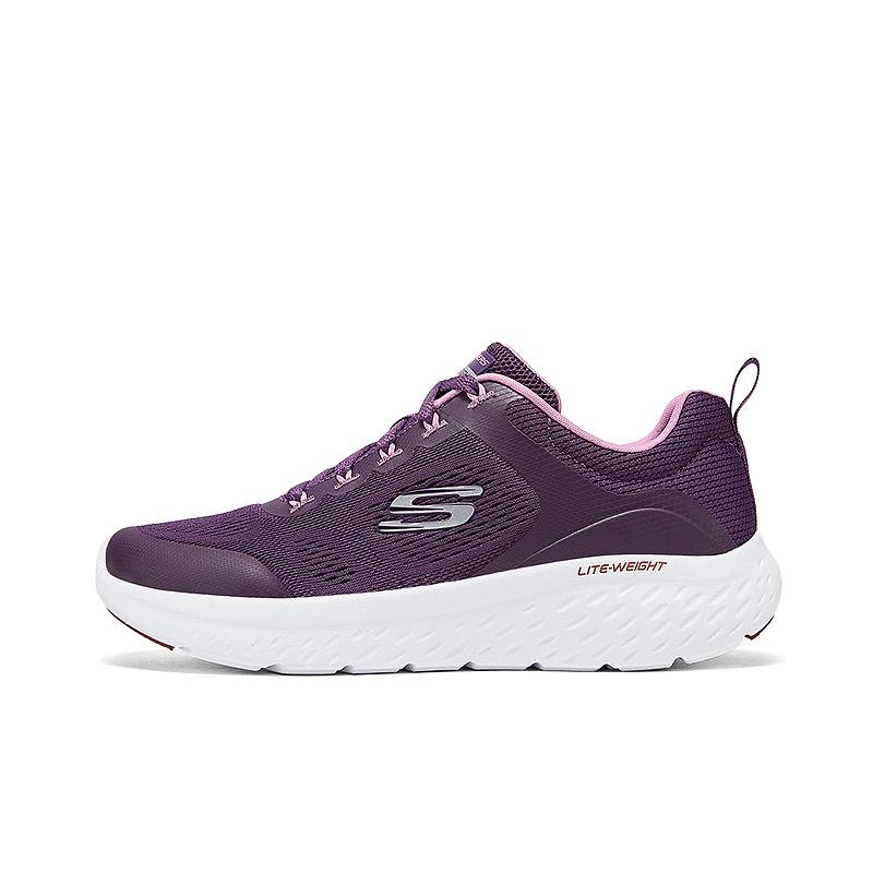 Skechers Go Series Удобные Модные Универсальные Сетчатые Амортизирующие Низкие Беговые Кроссовки Женские кроссовки Темно-Фиолетовые 897928-PLUM 35