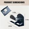 Clino 20 Pack Adhesive Hat Hooks, No Drilling Required, Durable and Stable Hats Rack, Home Organizer Hook, Cap Storage Display Hanger for Walls,