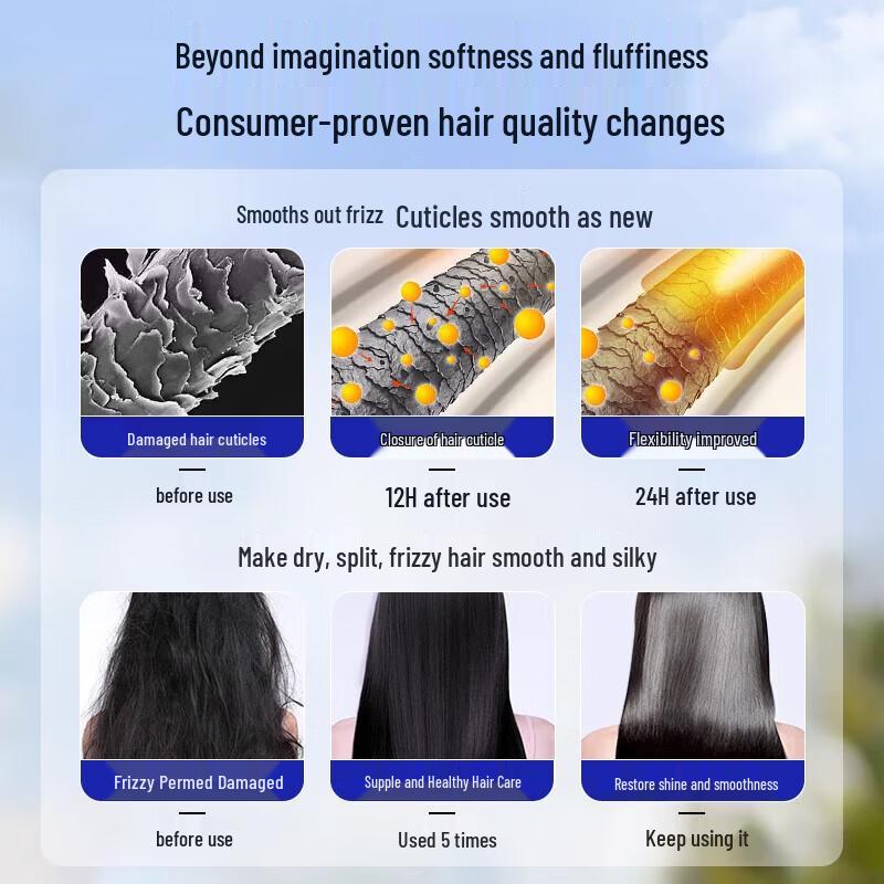 EHD Oil Control & Anti-Dandruff Shampoo and Protein Repair Hair Mask Set