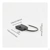 Wired Toggle Switch Waterproof Rocker with Cable Dustproof for Boaters,