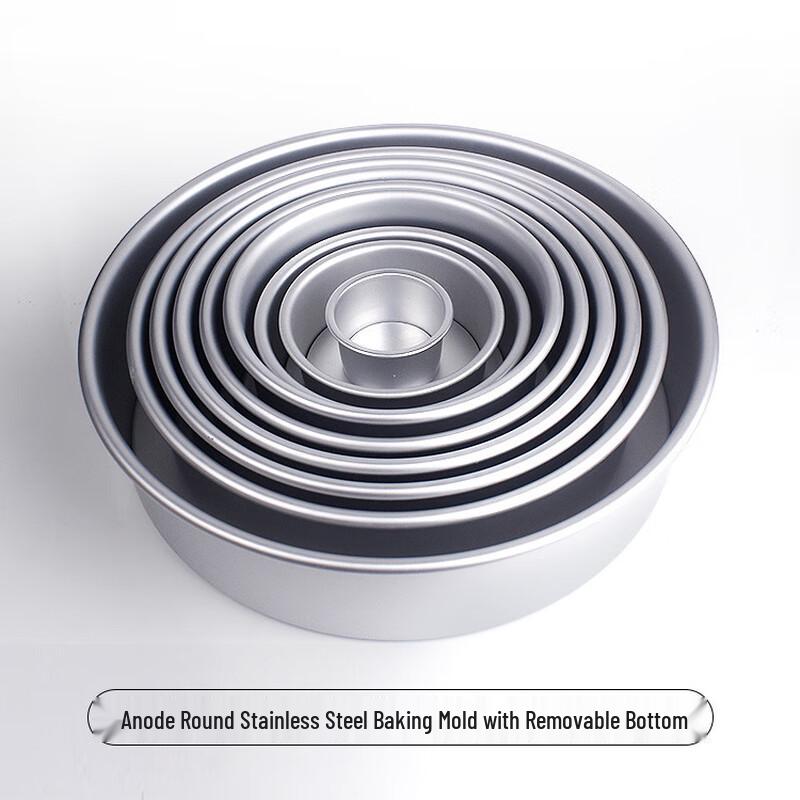 Changbaosen 5-inch Round Aluminum Alloy Cake Mold