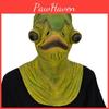 Halloween Latex Fiskmonster Mask Med Handskar För Kostym Rollspel Och Skräckevenemang