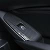 Carbon Fiber Interior Window Switch Panel Cover Trim Fits Honda Accord 2018-