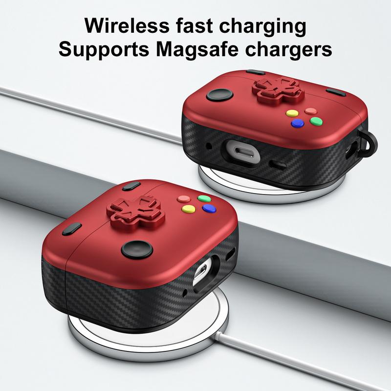Cartoon 3D Gamepad Earphone Case For AirPods 4 Gen Pro 3 Bluetooth Headset Cover For AirPods Pro 4 3 2 Wireless Earphone Charging Box