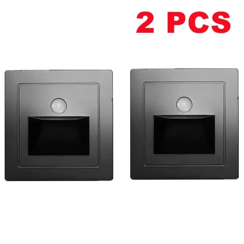2 Pcs Corridor Lighting Recessed Led Wall Lamp Step Lamp Stair Step Wall Lamp  Indoor