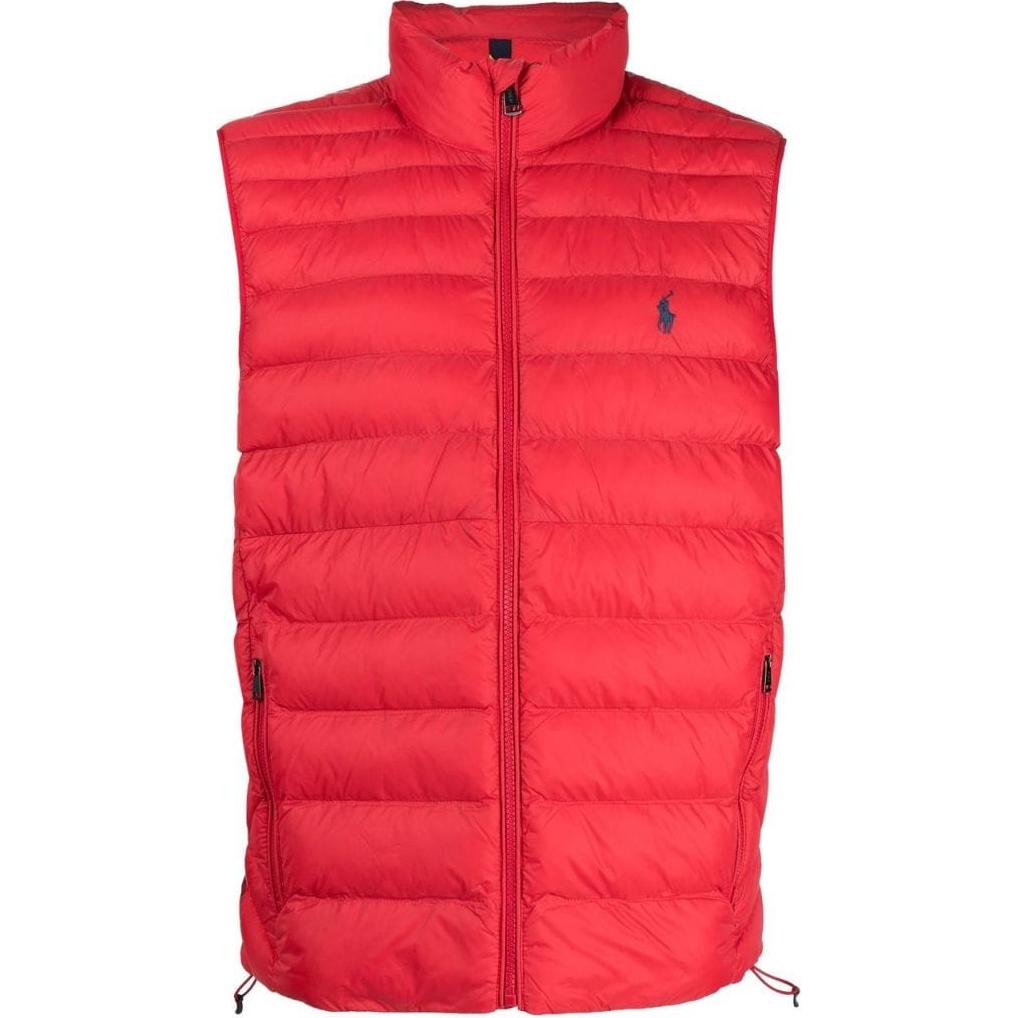 Polo Ralph Lauren FW22 Solid Logo Embroidered Stand Collar Vest Men Vests 710845941-005