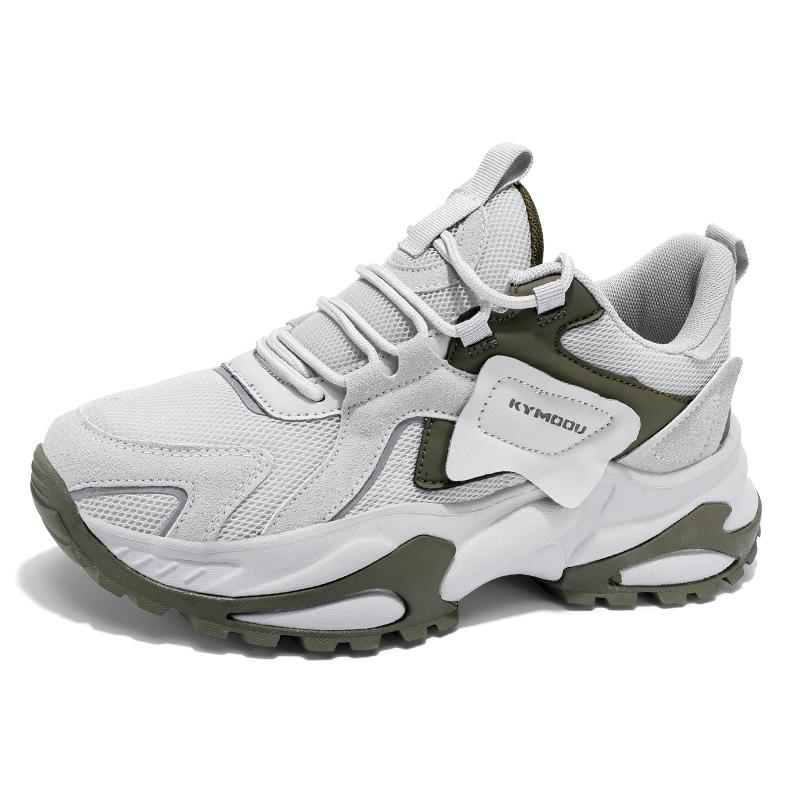 Autumn Men's Casual Fashion Sports Shoes   Four Seasons Breathable Thick Sole Anti Slip Wear-resistant Leisure Sports Shoes