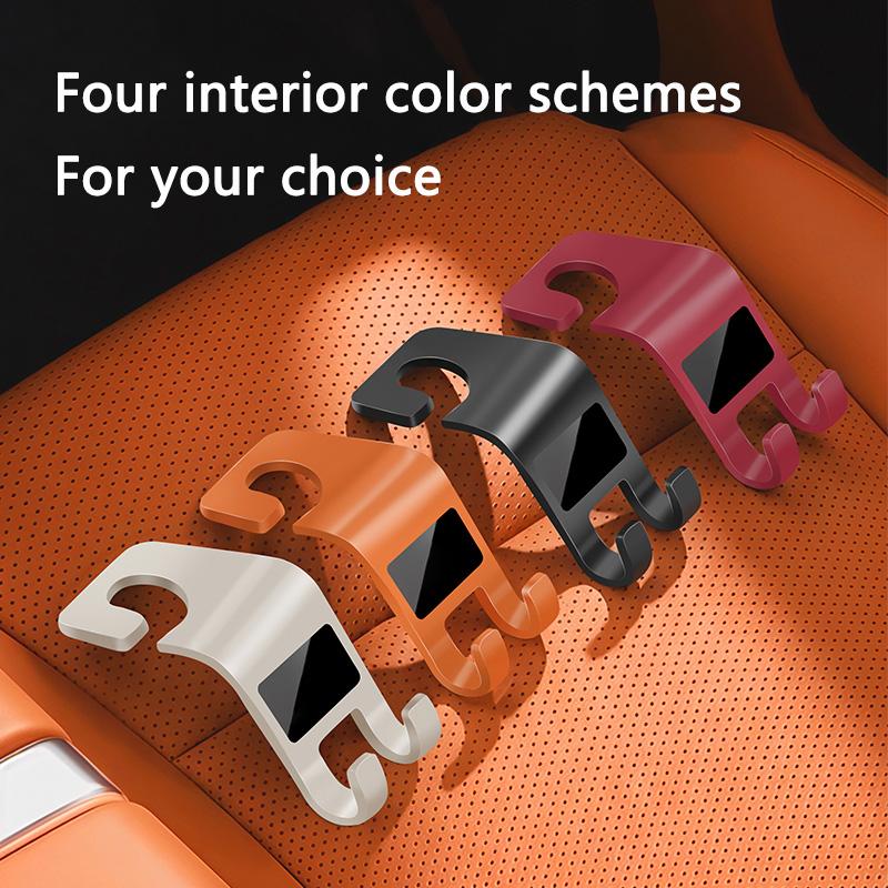 AHM2   Car Headrest Hook Foldable Seat Back Storage Hook Anti Slip For Honda Civic XR-V CR-Z CRV HRV City Accord Legend Jazz RR VTi Fit