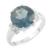 Anel de prata com topázio London Blue 4.528ct (1449745)