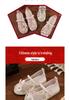 Girls' Ancient Style Hanfu Shoes: Rabbit Embroidered, Handmade, Mesh Cloth, Spring-Autumn, Old Beijing Design, Cute and Classic for Children.