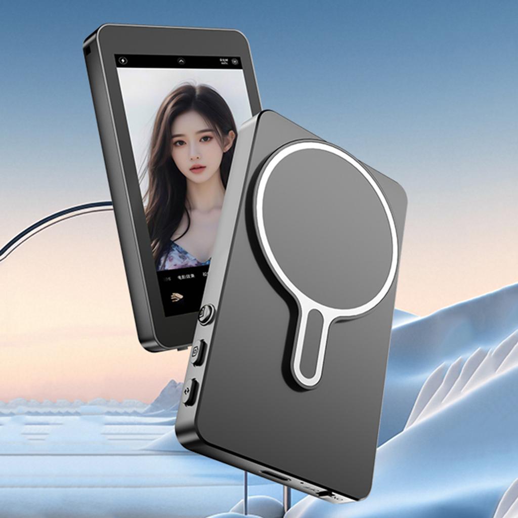 Magnetic Wireless Selfie Monitor Screen Phone Vlog Selfie Screen Rear Camera Monitor Screen for Android iPhone Cellphone