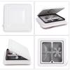 13.39×13.39inch RV Roof Vent with Fly Screen and Support Rod Tight Sealing Water Resistant Motorhome Ceiling Vent Fan