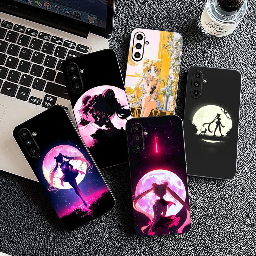 Girl S-Sailors-Cartoon Moon Silicone Cover for Xiaomi Redmi Note 14 13 Pro Plus ProPlus 14C A3 Pro+ 14Pro 5G Coque Phone Case