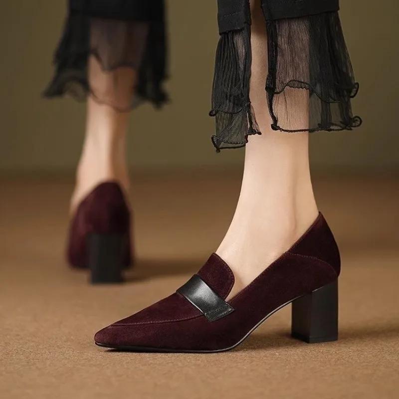 Women Flats Ballet Dance Pointed Toe Sandals Shoes Spring New Designer Loafers Shoes Suede Casual Sport Walking Zapatillas