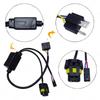 H4/9003/HB2 Xenon Bulb Relay Wiring Set with Telescopic Lamp