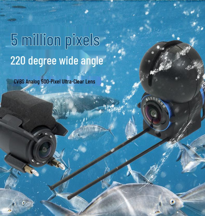 2025 Ultra HD Underwater Fish Finder with Night Vision Camera